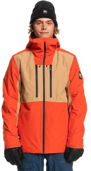 QUIKSILVER Herren Funktionsjacke MULDROW JK M SNJT, PUREED PUMPKIN, S