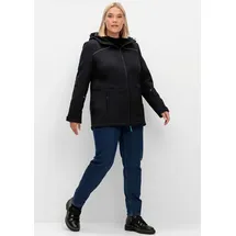 sheego Funktionsjacke in schwarz | Gr.: 56
