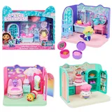 Spin Master Gabby‘s Dollhouse Deluxe Raum, Zimmer mit Katzenfigur, 3 Zubehörteilen, 3 Möbelstücken und 2 Überraschungsboxen, geeignet für Kinder ab 3 Jahren