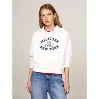 Tommy Hilfiger Kapuzensweatshirt »MDRN REG VARSITY HOODIE«, mit Kapuze TOMMY HILFIGER Ancient White