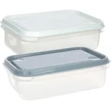 neuetischkultur Frischhaltedose transparent 0,5 l 2-teiliges Set