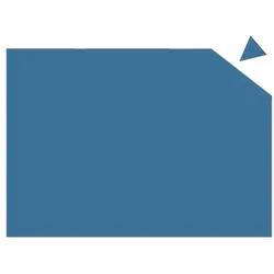 Franken Magnetplatten »MP841« 200x295 mm blau, 29.5x20 cm