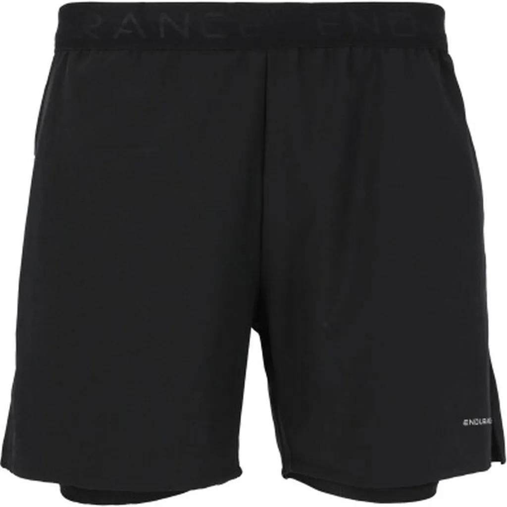 Endurance Herren Bing 2-in-1 Shorts schwarz