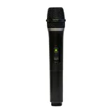 Ibiza - PORTUHF-Hand - Mikro-Handgerät schwarz UHF 863 MHz - Batteriebetrieben - Drahtlos - Große Reichweite - Mikro-Kopfbügel