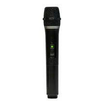 Ibiza - PORTUHF-Hand - Mikro-Handgerät schwarz UHF 863 MHz - Batteriebetrieben - Drahtlos - Große Reichweite - Mikro-Kopfbügel