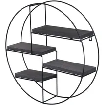 berlinlodge Wandregal rund 45 x 45 x 11 cm