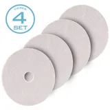 STAHLWERK Polierscheibe Aus Filz Polierfilz Zur Oberflächenveredelung 4er Set