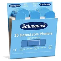 Papstar Pflaster-Strips 6 x 35 St. blau