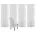 HOME WOHNIDEEN Home Fashion 4er-Set SCHIEBEGARDINEN Farbe Maße 4X 225x57 cm