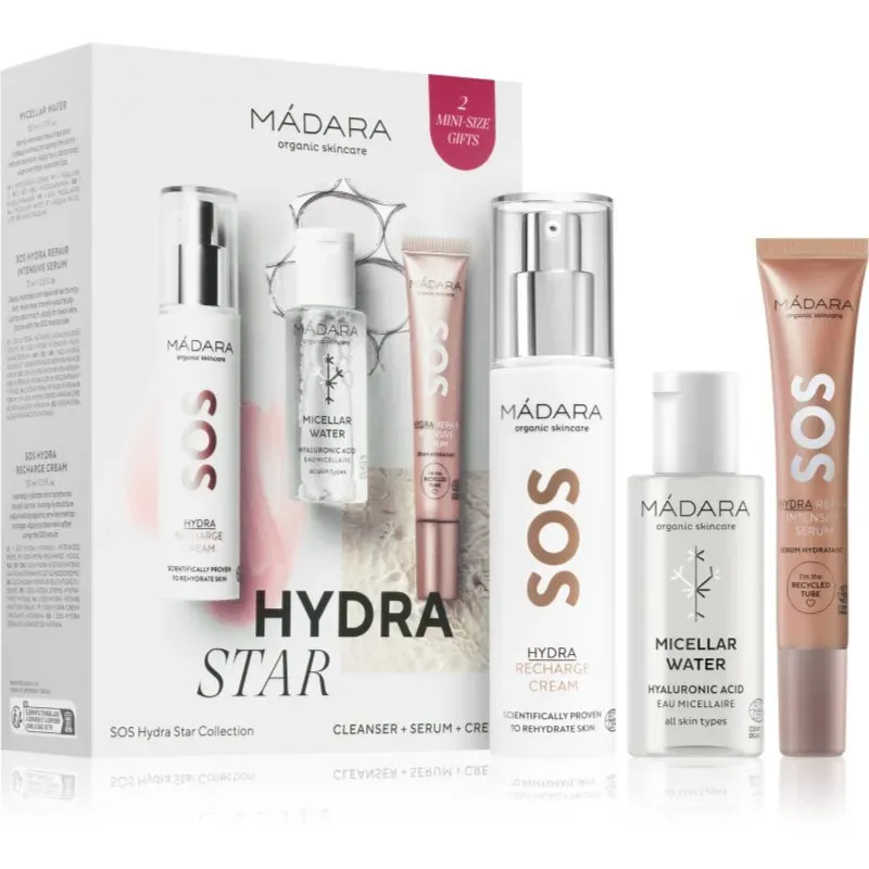 MÁDARA SOS Hydra Star Set für dehydrierte trockene Haut