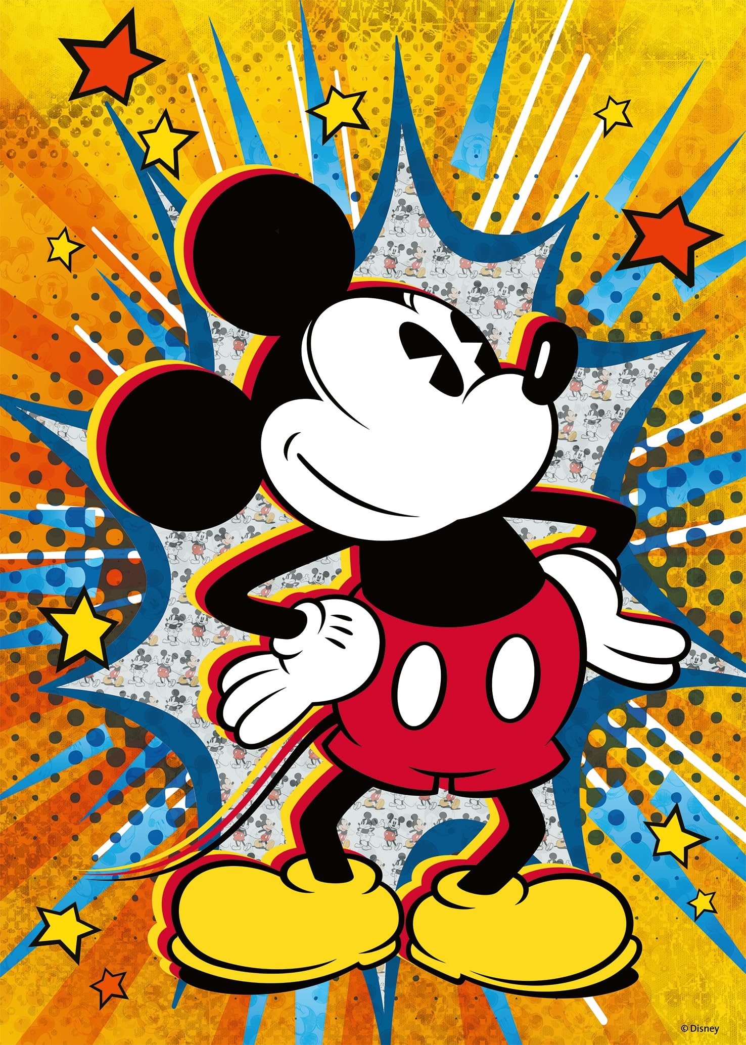 Ravensburger Puzzle 15391 - Retro Mickey - 1000 Teile Disney Puzzle für Erwachsene und Kinder ab 14 Jahren