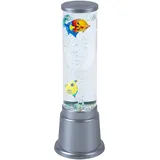 just light. Wassersäule Tischleuchte LED RGB Farbwechsler Deko-Fische Wohnzimmerleuchte