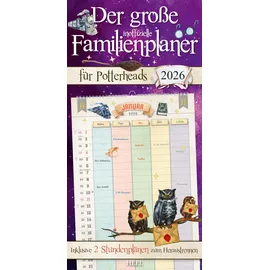 HEEL VERLAG Der große inoffizielle Familienplaner für Potterheads. Kalender 2026