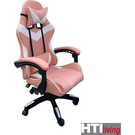 Hti-Living Schreibtischstuhl Krit Pink-Weiß