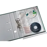 Leitz Prospekthüllen-Set mit je 2 CD-Klappen, 5 Stück, A4 Format, Farblos mit matter Oberfläche, 0,13 mm PP-Folie, Dokumentenecht, 47613003