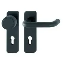 HOPPE Feuerschutzgarnitur Paris FS-K58/202K/138 Schwarz