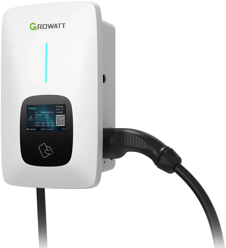 Growatt Smart EV Charger -Ethernet+WiFi Communication