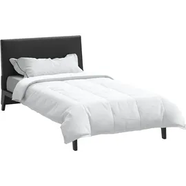 vidaXL 2-in-1 Bettdecke Weiß 155 x 200 cm Feder