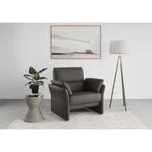 DOMO collection Sessel Pina Mikrofaser 99 x 95 x 88 cm grau