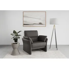 DOMO collection Sessel Pina Mikrofaser 99 x 95 x 88 cm grau