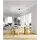 fabas luce gmbh Diamond 1-flg. E27 40W 30 cm Metall schwarz/amber