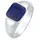 ELLI PREMIUM Ring blau / silber 52