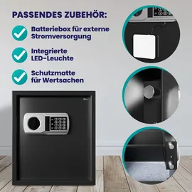 DEUBA Tresor Schwarz