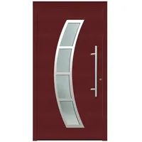 KNOCK Flügelüberdeckende Kunstoff-Haustür »Terra«, purpur - rot