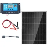 200W Solarpanel 2er-Set 12V Monokristallines Solarmodul 16,66A Solaranlage