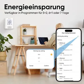 salcar Heizkörperthermostat Smart WiFi programmierbar