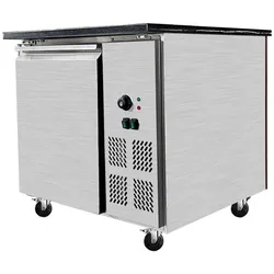 SNACK-Line Bain-Marie Theke 2x GN1/1, Granit Star Galaxy schwarz, 88x82x85,5