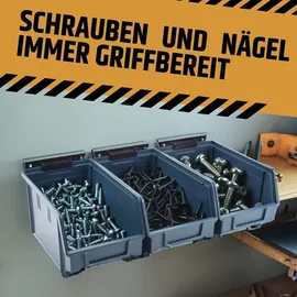 GarPet 6x Stapelbox Gr.1 + Metallschiene