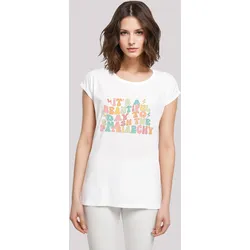 T-Shirt F4NT4STIC "Internationaler Frauentag Girl Power Patriarchat", Damen, Gr. S, weiß, Obermaterial: 100% Baumwolle, casual, regular fit, Rundhals, Kurzarm ohne Bündchen, Shirts, Premium Qualität