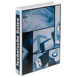 Esselte 10 Esselte Präsentationsringbücher 4-Ringe weiß 4,4 cm DIN A4