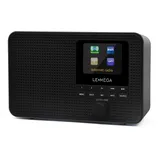 LEMEGA IR1 Tragbares WIFI Internetradio,DAB/DAB+/FM Digitalradio,Bluetooth,Doppelwecker,Schlaf-Snooze-Timer,60 Voreinstellungen,Kopfhörerausgang,Farbdisplay,Batterie- oder Netzbetrieb.Schwarzes Finish