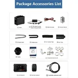 Diesel Standheizung Auto - Modell TB2S 8 kW - 12V 24V & 100–240V Netzteil - LCD Display, Fernbedienung & Bluetooth App - 6 l Tank, 0,15–0,45 l/...