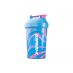 X-Gamer X-Zero Shaker 500ml - Swirly Blue & Pink