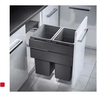 HAILO Euro-Cargo 2x 38 l Dunkelgrau