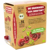 Bio Sauerkirsche Direktsaft, 3 Liter - Sauerkirschsaft aus 100% europäischen Sauerkirschen - Sauerkirsch Saft, ohne zugesetzten Zucker, ohne Süßstoffe (lt. Gesetz), enthält von Natur aus Zucker