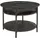 [en.casa] Kandas Schwarz Marmoroptik 70 x 49 cm