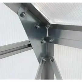 Estexo Tomatenhaus Aluminium Weiß HKP 4 mm 3,61 m2