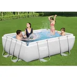 BESTWAY Power Steel Pool-Set Rechteckig 282x196x84 cm