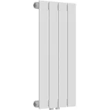 neu.haus Designheizkörper Nore 600 x 300 mm 249 W weiß Mittelventil
