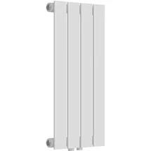 neu.haus Designheizkörper Nore 600 x 300 mm 249 W weiß Mittelventil