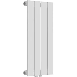 neu.haus Designheizkörper Nore 600 x 300 mm 249 W weiß Mittelventil