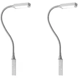 Fischer & Honsel Fischer&honsel - 2er set led Leselampen dimmbar, Bettlampen zum Anschrauben, Breite 3cm