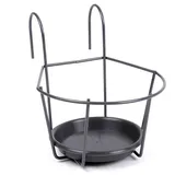 Jardifer Blumentopfhalter zum Einhängen grau Ø 16 cm