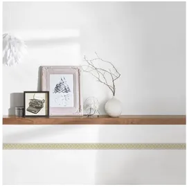 ascreation A.S. Création Vliestapete Only Borders 10, Barock, Tapete, gold, silber 369152, Vintage, Retro, 0.04 x 5 m,