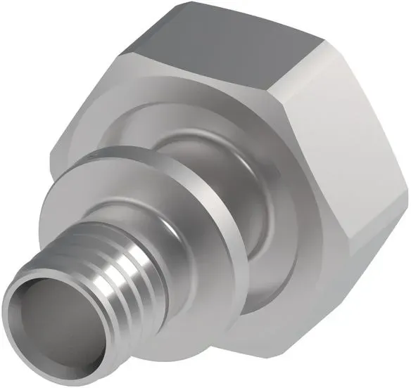 Tece flex Eurokonusverschraubung 3/4" Dimension 16mm mit Flex Pressanschluss vernickelt 7136161