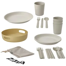 IKEA MARULK Picknick-Set, 21-tlg. versch. Farben
